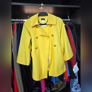 J.CREW Yellow Double-Breasted Women's Jacket